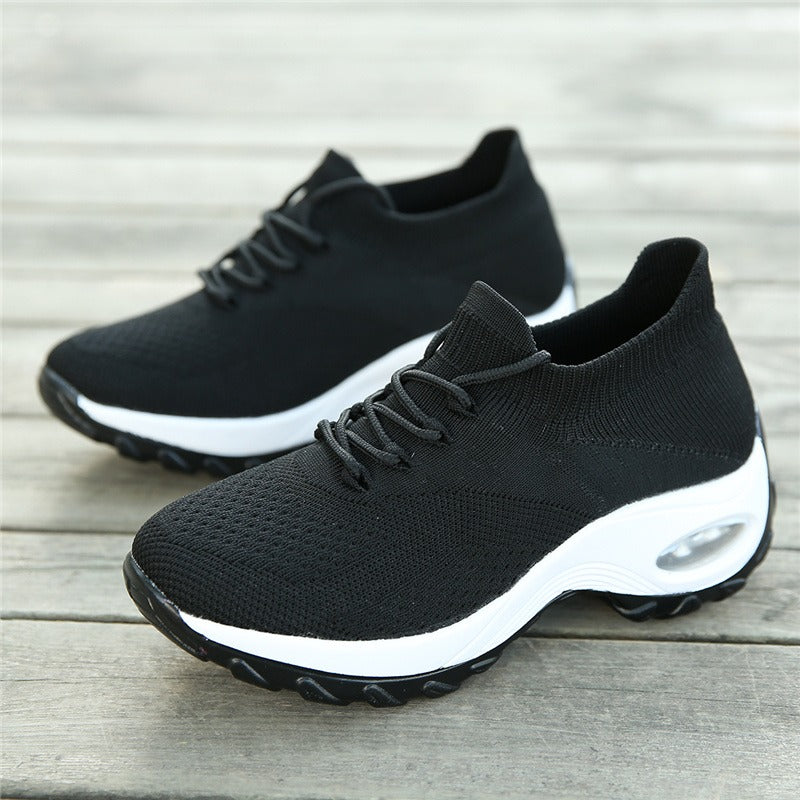 Ergonomische stoßdämpfende Schuhe aus Synthetikmaterial für Damen – atmungsaktiv und flexibel, Größe 36-46 5