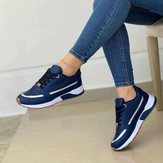 Damen Sneakers Orthopädisches Design Atmungsaktives Material-1