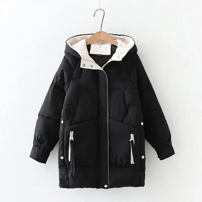 Variant image for Winterparka Damen Kapuze Baumwolle Polyester-6