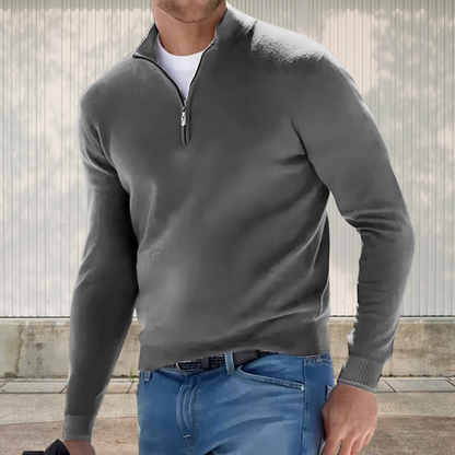 Variant image for Herren-Pullover, Half-Zip, weiches Fleece, für Komfort und Stil-21