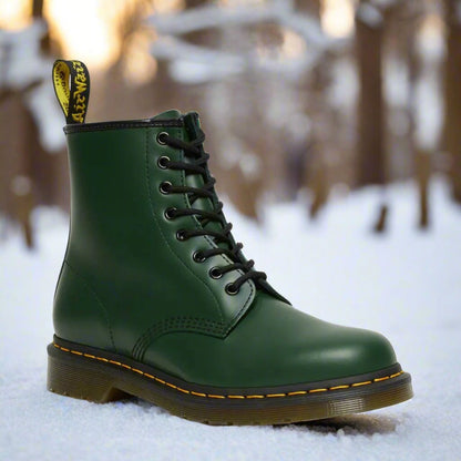 Damen-Lederstiefel, klassisch, Leder, robuste Sohle-2
