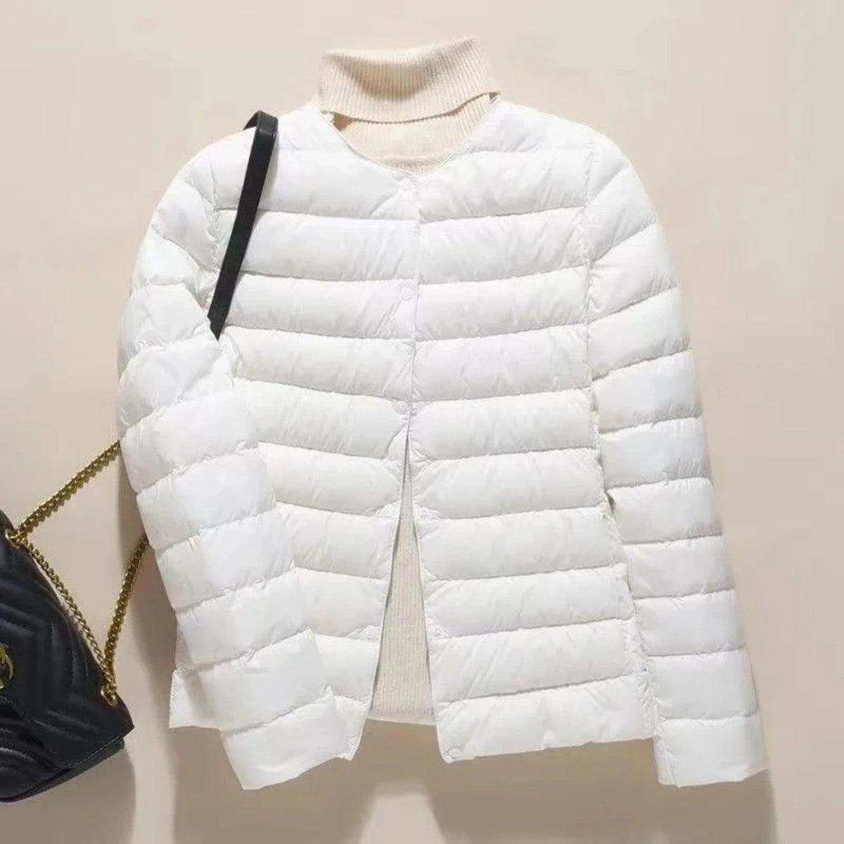 Damen Winterjacke Lang Trendig Polyester-2