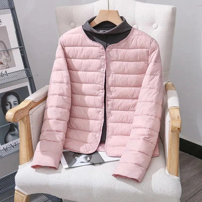 Damen Winterjacke Lang Trendig Polyester-5