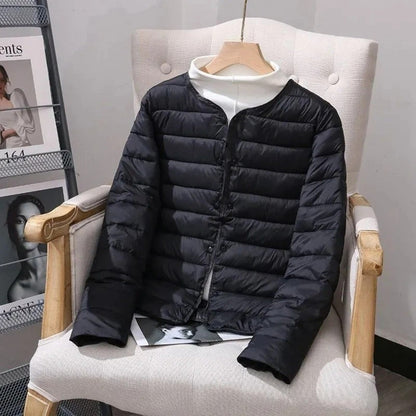 Damen Winterjacke Lang Trendig Polyester-6