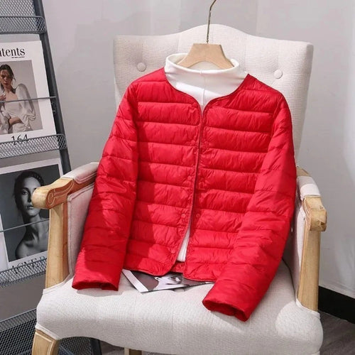 Damen Winterjacke Lang Trendig Polyester-1
