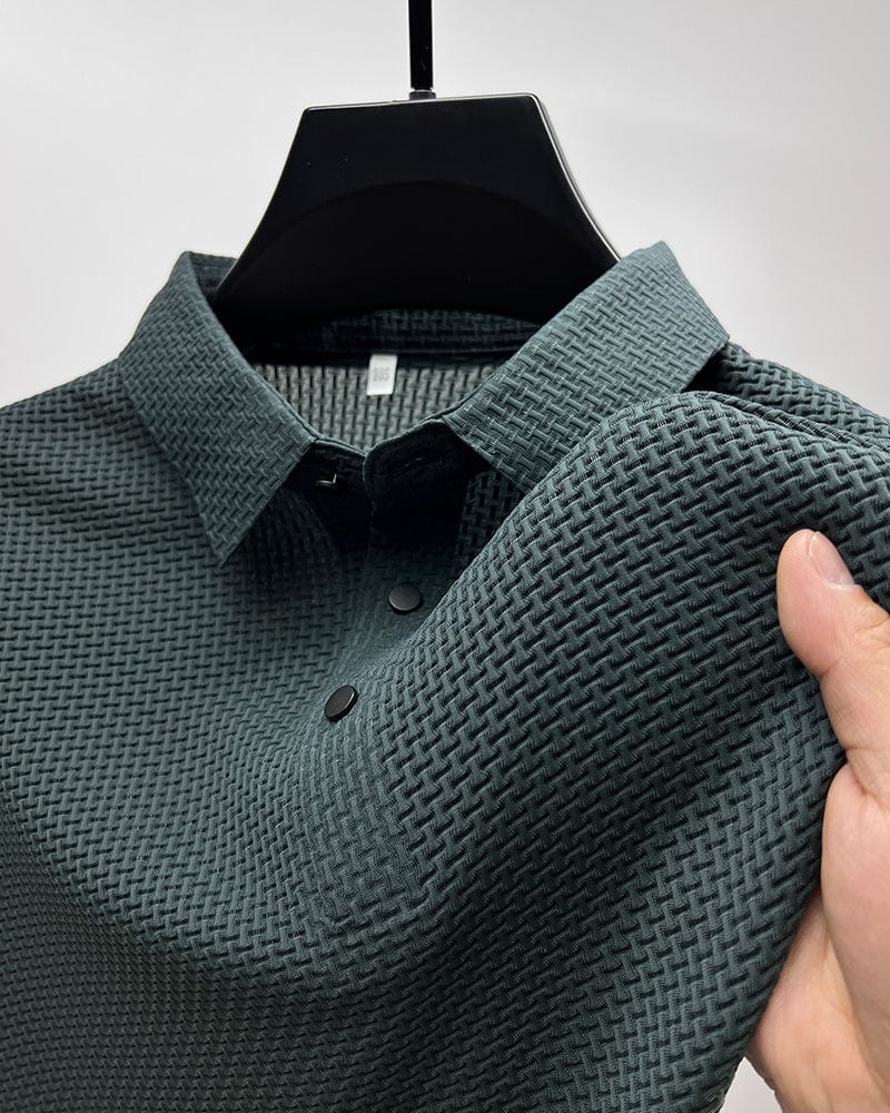 Herren Poloshirt aus atmungsaktivem Ice Silk – leicht und entspannt für Sommeraktivitäten, in mehreren Farben erhältlich 4