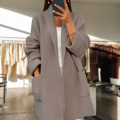 Damen-Cardigan Schlicht Hochwertiges Acryl-2