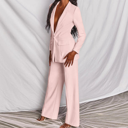Damen-Blazer, Set, elegantes Polyester, Elasthan-6