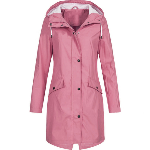 Damenjacke Warmes Polyester Modernes Design für Kalte Tage-1