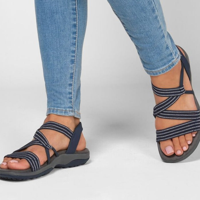 Damen-Sandalen, orthopädisch, weiche Sohle, verstellbare Riemen für die Freizeit 6