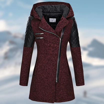 Variant image for Damen Wintermantel Lang Elegant Hochwertiger Stoff-22