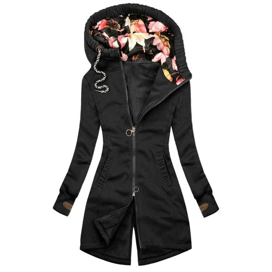 Variant image for Damenjacke Herbststil Lässig Polyester mit elastischen Manschetten-7