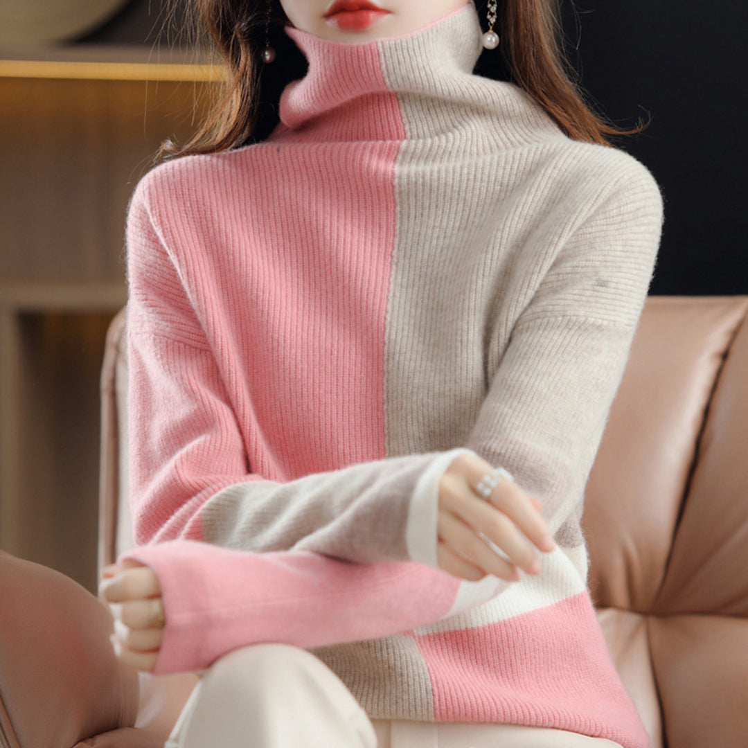 Damen-Pullover, lässige Passform, weiches Material-3