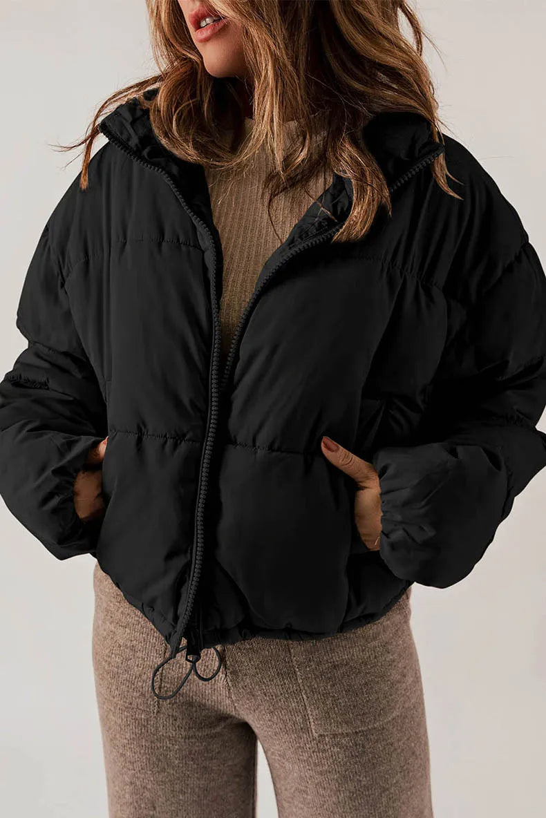 Damen Wattierte Jacke Polsterung Polyester-5