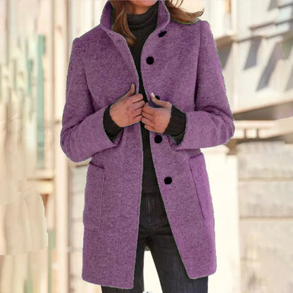 Variant image for Damen-Winterjacke mit Rundhalsausschnitt aus hochwertiger Baumwolle-31