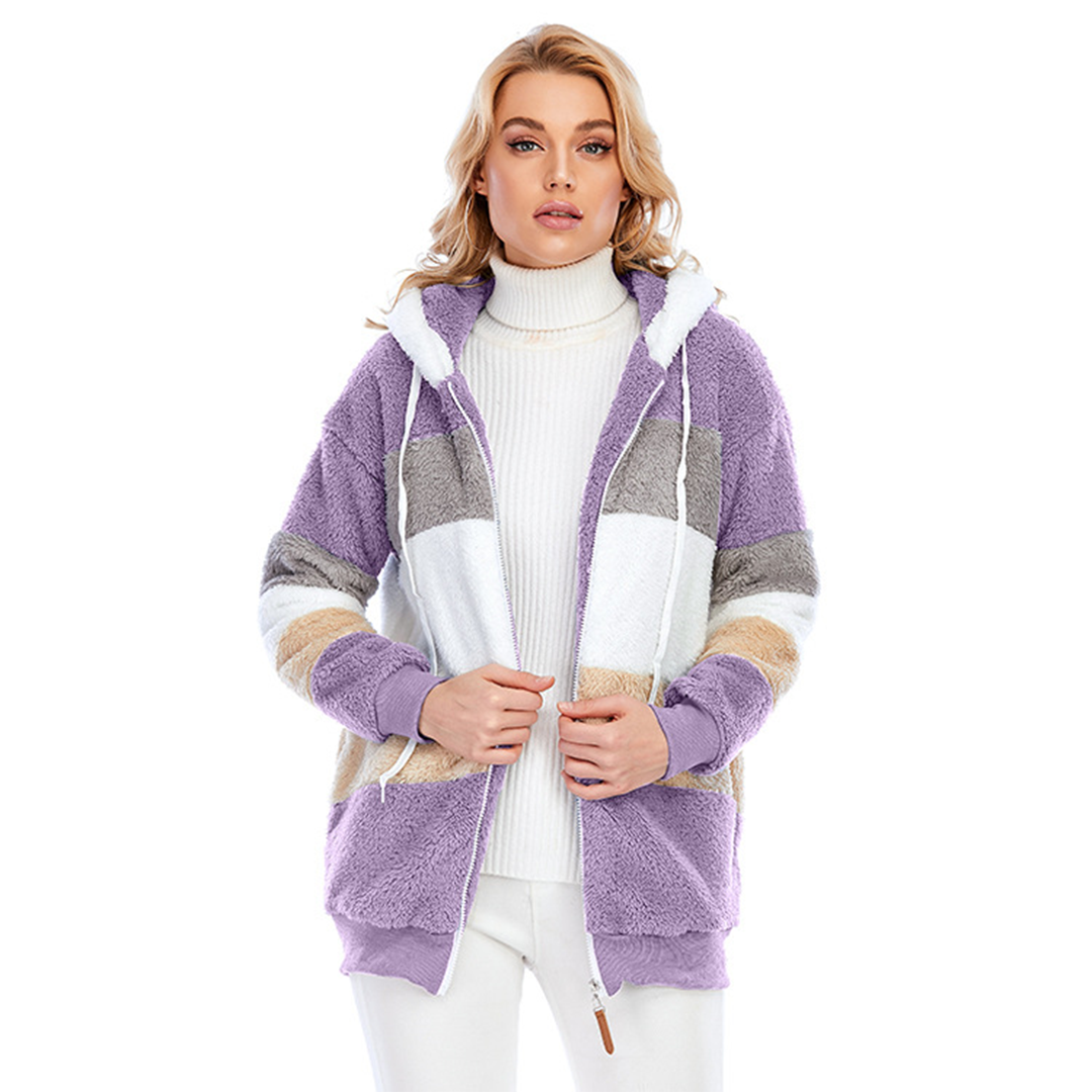 Variant image for Damen Winterjacke Gefütterte Kapuze Isolierendes Material-19