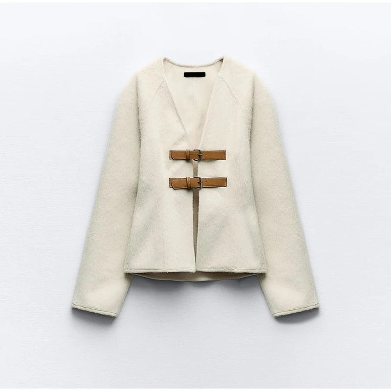 Damenjacke Klassischer Stil Hochwertiges Polyester 3