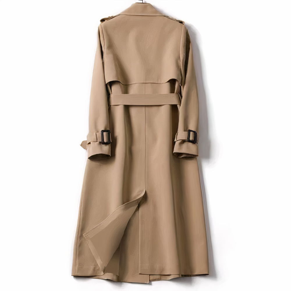 Damen-Mantel Klassischer Trenchcoat Weicher Stoff 2