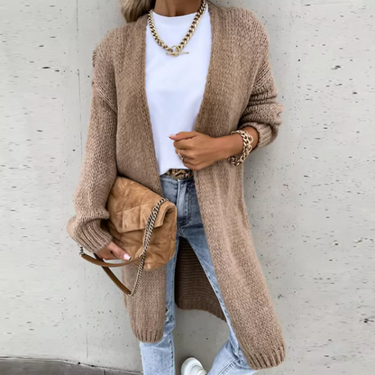 Variant image for Damen-Strickjacke, klassisches Design, weiches Material-5