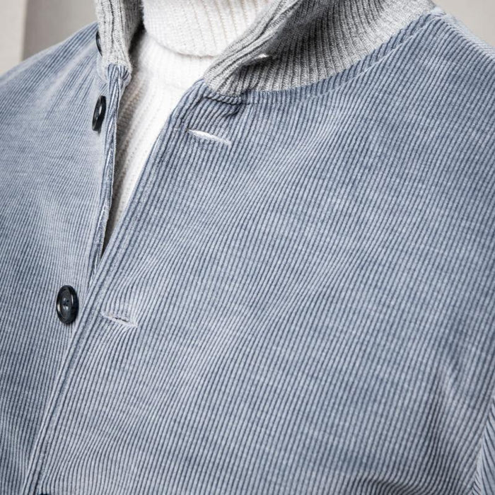 Herrenjacke, Rippcord, moderne Passform, für Herbst, strapazierfähiges Material-3