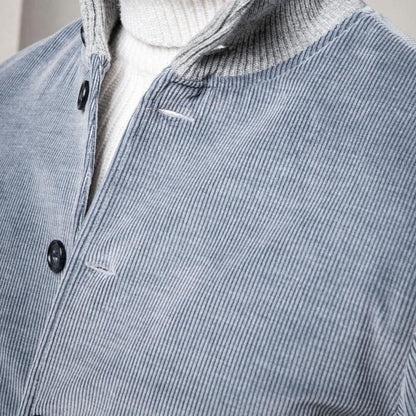Herrenjacke, Rippcord, moderne Passform, für Herbst, strapazierfähiges Material-3