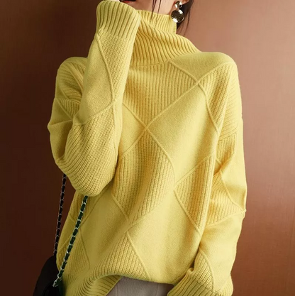 Variant image for Damen-Strickpullover, lockere Passform, Kaschmir-Woll-Mix-1
