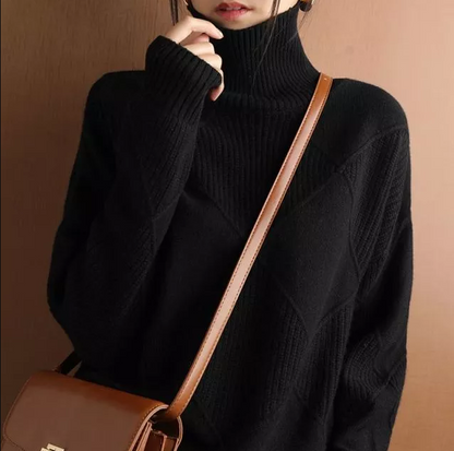 Variant image for Damen-Strickpullover, lockere Passform, Kaschmir-Woll-Mix-16