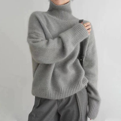 Variant image for Damen-Rollkragenpullover, weiches Polyester, eleganter Schnitt-13