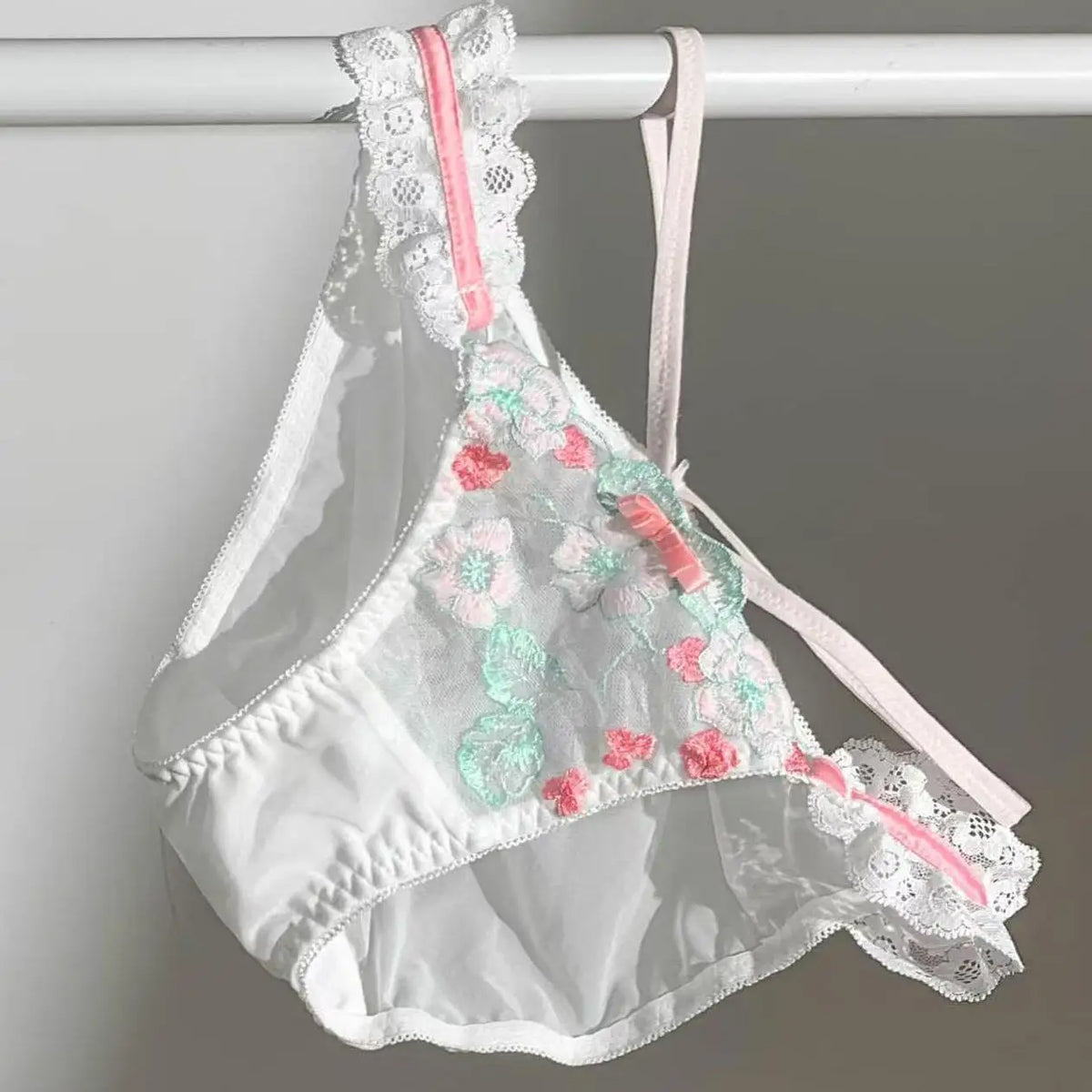 Variant image for Damen BH Set Geblümte Muster Baumwolle Polyester-17