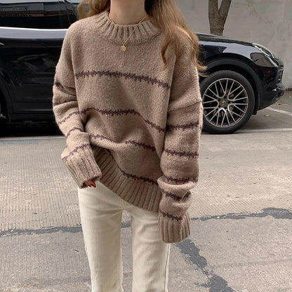 Variant image for Damen-Strickpullover, weicher Stoff-1