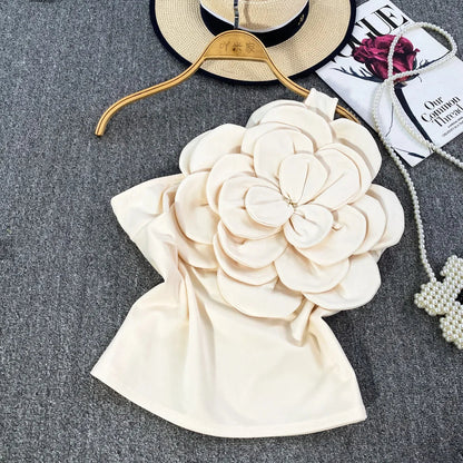 Geblümtes Party-Top für Damen aus Baumwolle und Polyester – Patchwork-Details für Alltag und Fest 12