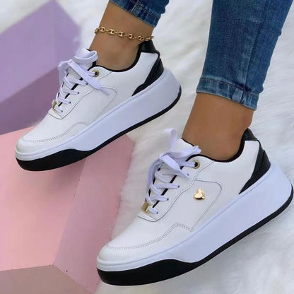 Damen Sneakers Modernes Design Voluminöse Sohle Textil und Synthetik-2