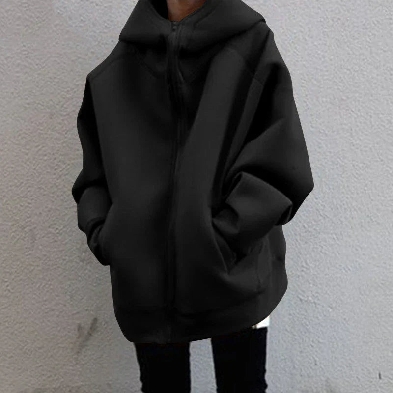 Damen-Kapuzenpullover, wasserabweisendes Material-3