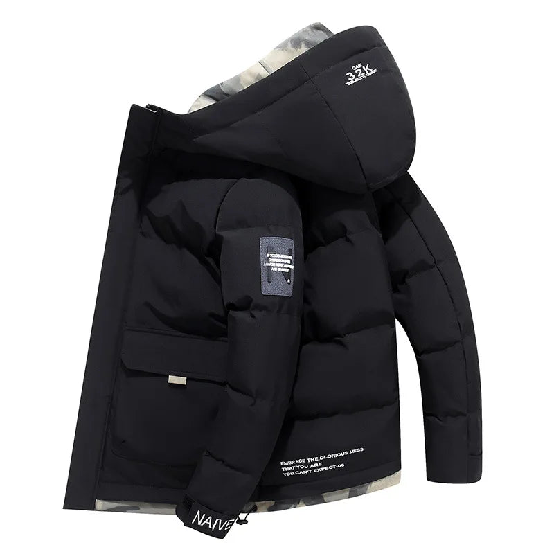 Variantenbild für Herrenparka mit Kapuze, windabweisend, aus 100% Baumwolle-5