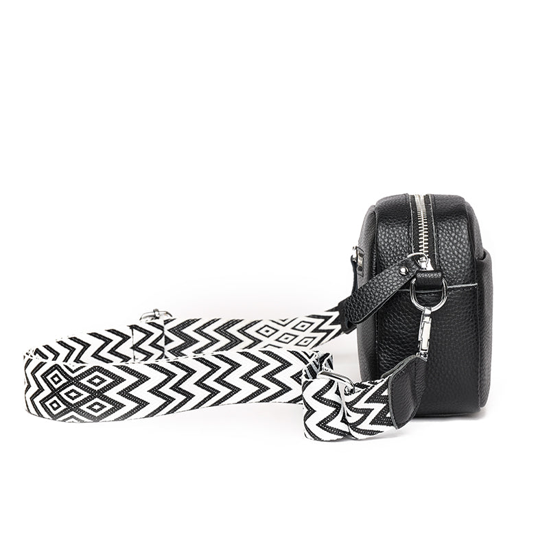 Damen-Schultertasche, elegant, Vegan-Leder, geräumiges Design-2