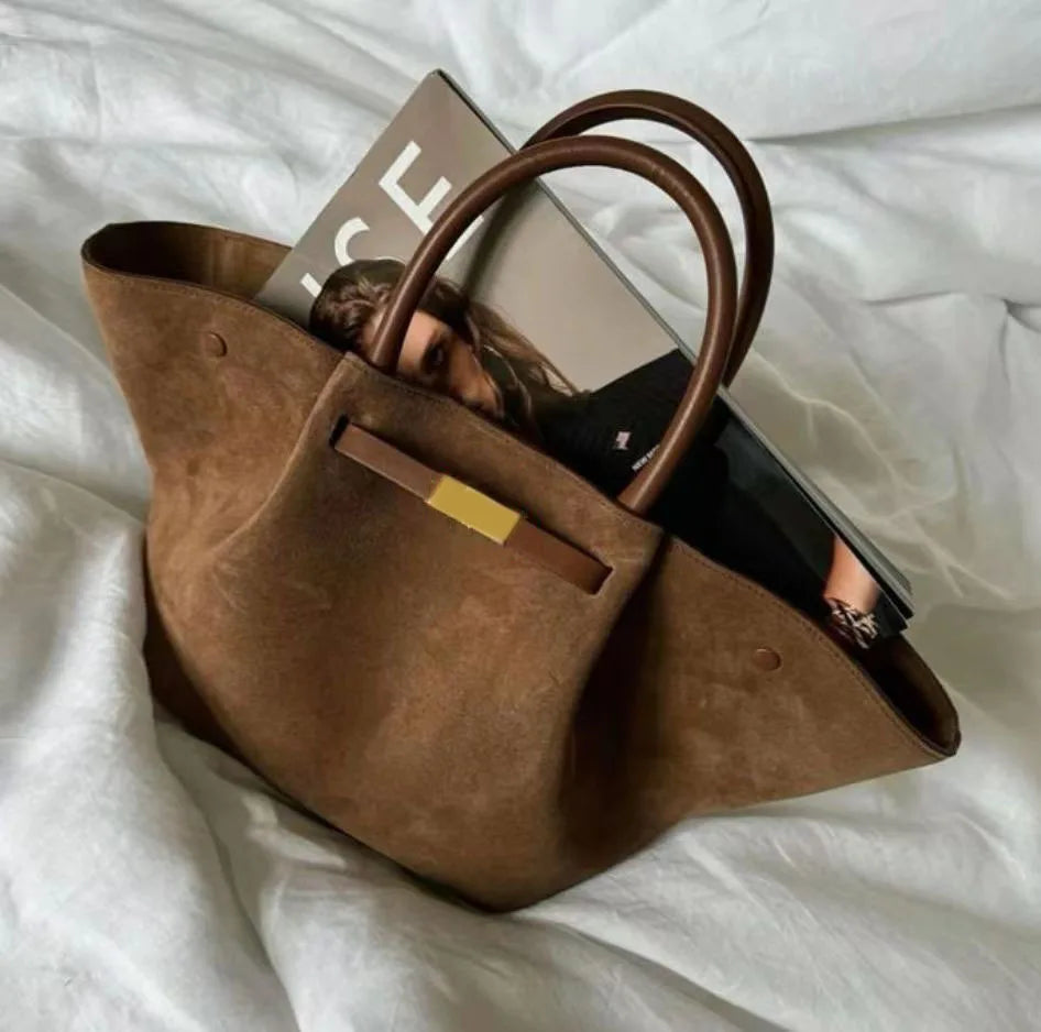Variant image for Damen Tragetasche Mikrofaser Kunst Leder mit Griff-9
