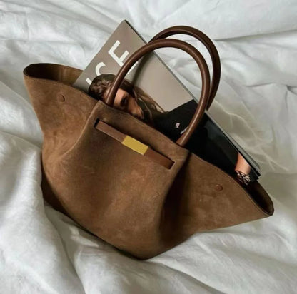 Variant image for Damen Tragetasche Mikrofaser Kunst Leder mit Griff-9