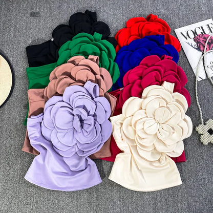 Geblümtes Party-Top für Damen aus Baumwolle und Polyester – Patchwork-Details für Alltag und Fest 4