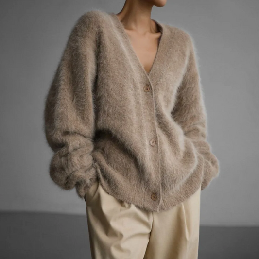 Damen-Kaschmircardigan, moderne Loungewear, weich, 100% Kaschmir 1