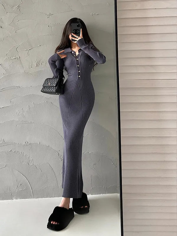 Damen-Langes Kleid, A-Linie, Polyester, mit Rüschen, Details-6