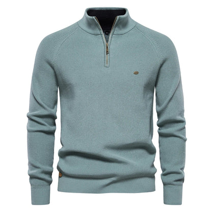Damen-Pullover, aktiver halber Reißverschluss, Baumwoll-Lycra 10