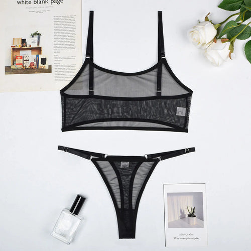 Damen-Unterwäsche-Set, mit innovativem Design aus Polyester und Spandex-1