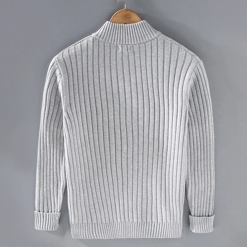 Herren-Rollkragenpullover, Pullover, atmungsaktiv, klassischer Stil-2
