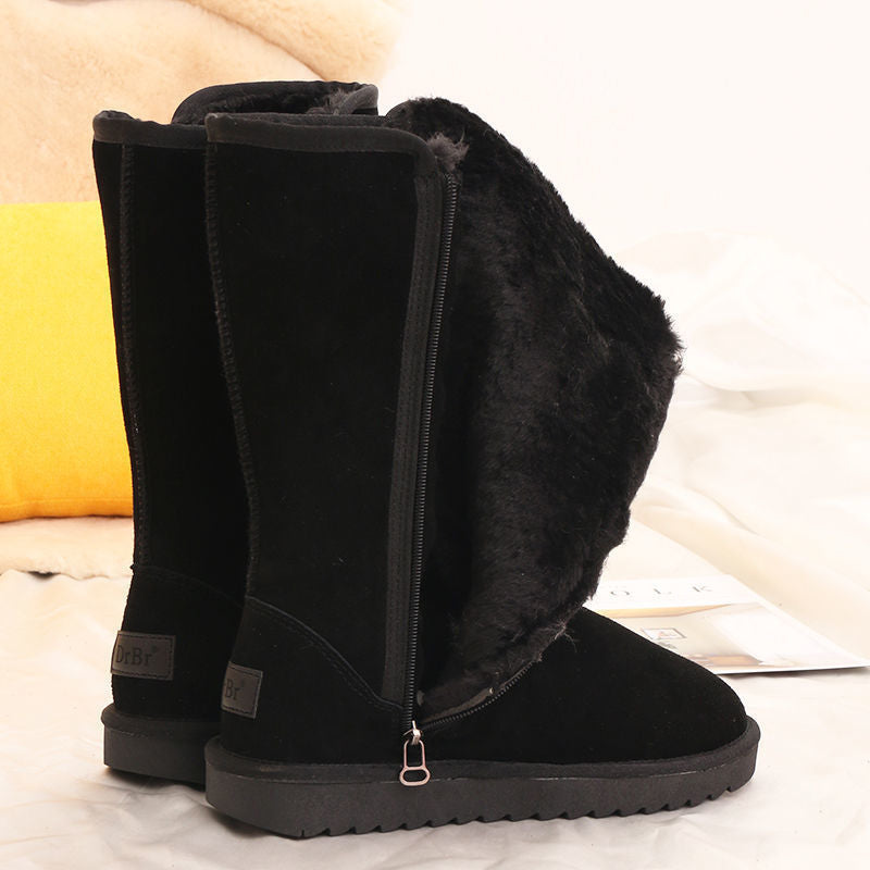 Variant image for Gefütterte Damen-Winterstiefel, wasserbeständig und bequeme Gummisohle-1