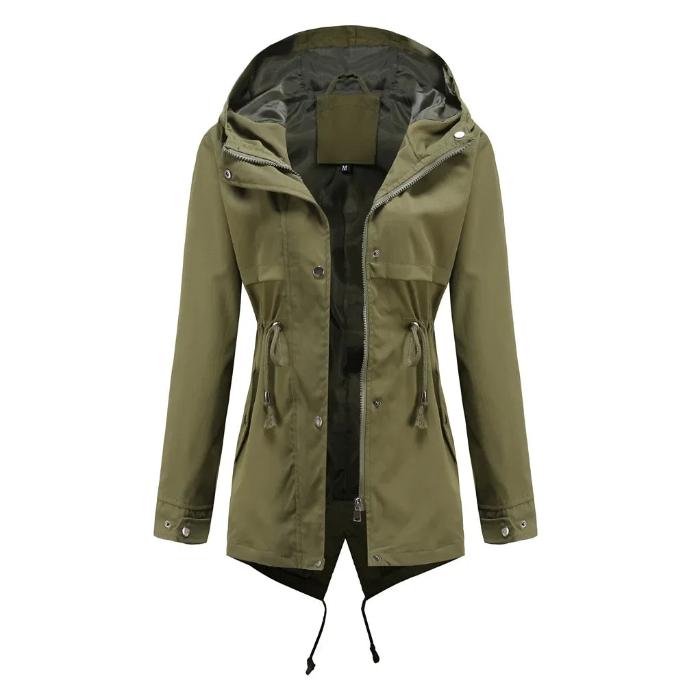 Wasserdichte Winterjacke Damen Modernes Design Atmungsaktives Material 11
