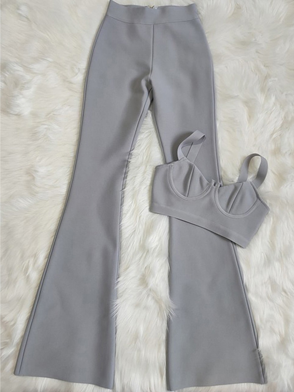 Variant image for Damen-weite Hose, mittel, Taillenhöhe, Spandex, Rayon-5
