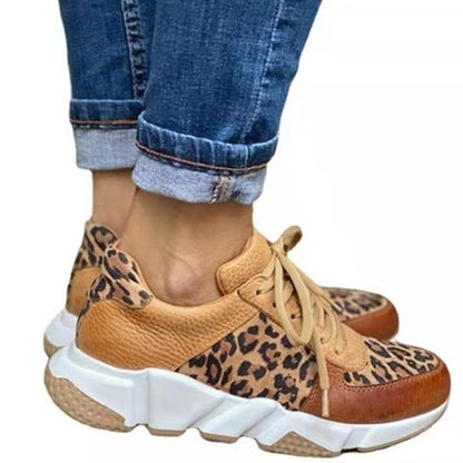 Damen-Sneakers, trendiges Design, leichte Synthetik und Textil-1
