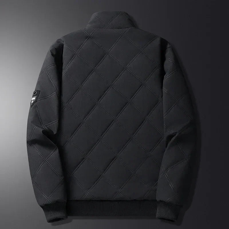 Winterjacke für Herren, gesteppt, warm und wetterbeständig, normale Passform, maschinenwaschbar, mehrere Größen S-4XL 2