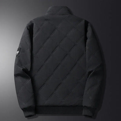 Winterjacke für Herren, gesteppt, warm und wetterbeständig, normale Passform, maschinenwaschbar, mehrere Größen S-4XL 2