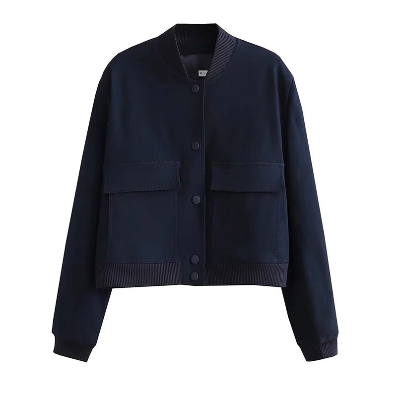 Damenjacke Moderne Bomberjacke Polyester für Damen-2